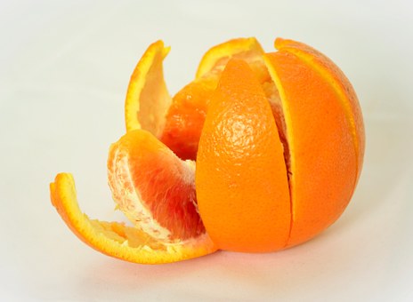 sliced orange fruit