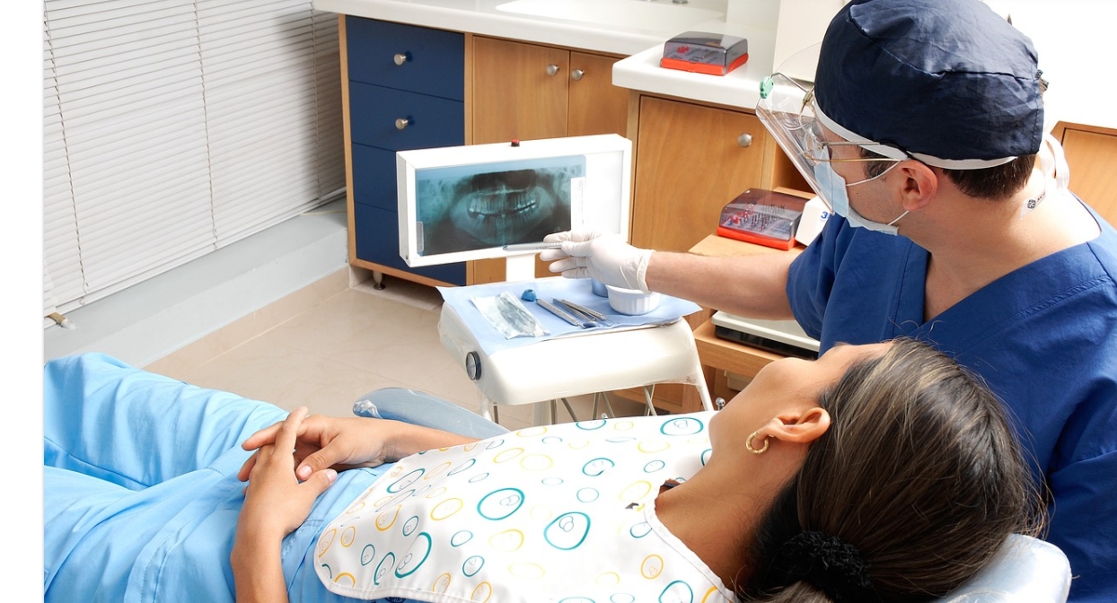 dentist at office