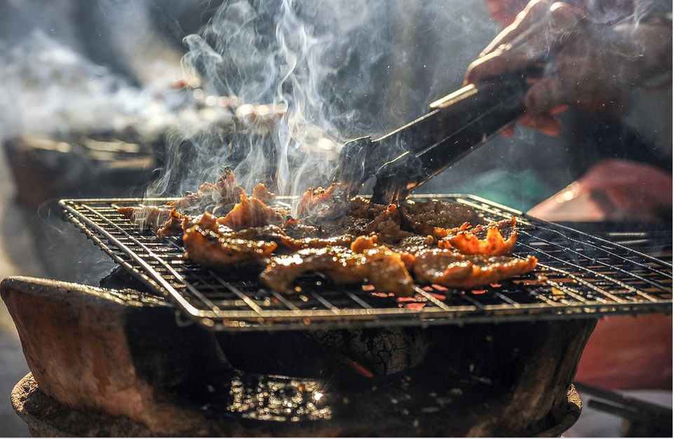 smoking meat